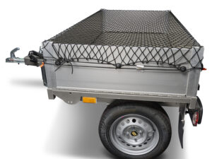 Unitrail Universalanhänger mit 300 mm Aluminium Aufbau und Netz