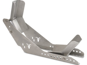 Motorradwippe Edelstahl für PKW-Anhänger