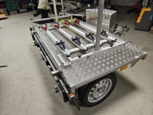 Fahrradträger für Anhänger/Auszug