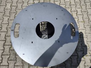 Deckel und Grillplatte