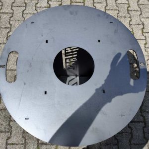 Deckel und Grillplatte