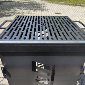 Grillrostaufsatz aus Stahl